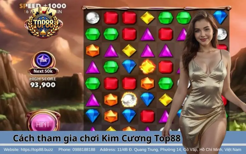 Kim Cương - Tựa game hấp dẫn, dễ chơi dễ trúng thưởng 4 Cách tham gia chơi game Kim Cương Top88
